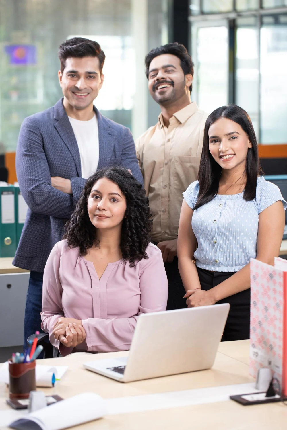 Bisnz Adz developer team working together on digital marketing and web development projects