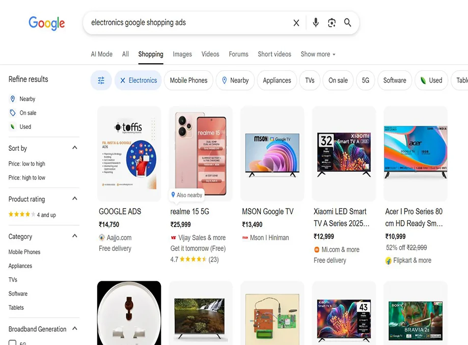 Shopping Ads Services